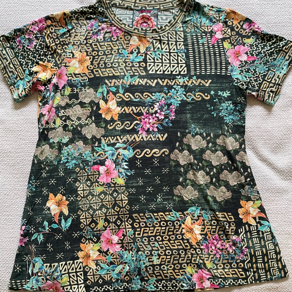 Johnny Was Weller Crewnwck Swing Tee